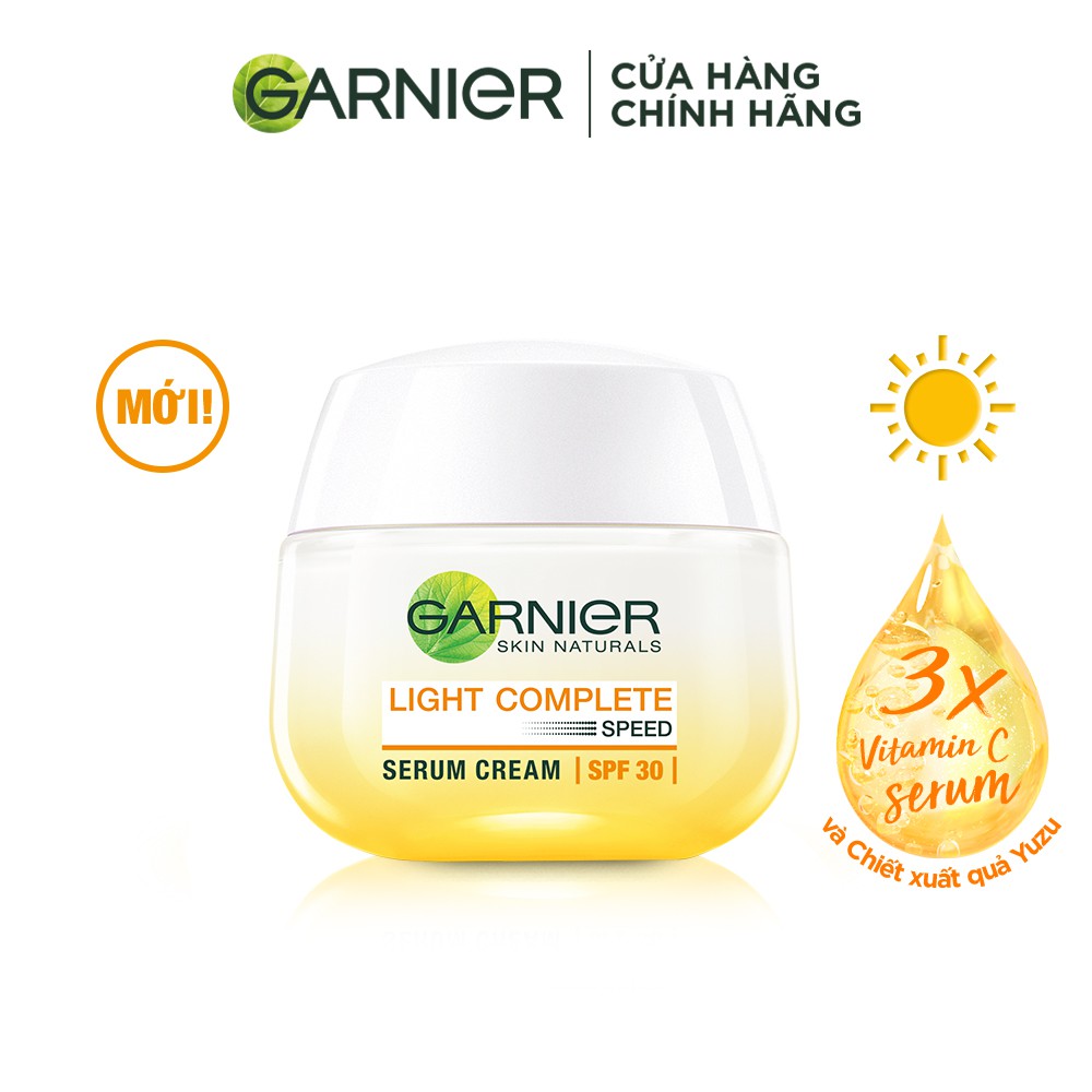 [Mã FMCGMALL -8% đơn 250K] Bộ đôi tinh chất và kem dưỡng làm sáng da Garnier Light Complete Vitamin C Serum Cream | BigBuy360 - bigbuy360.vn