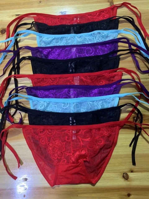 Quần lót cột dây phối ren sexy