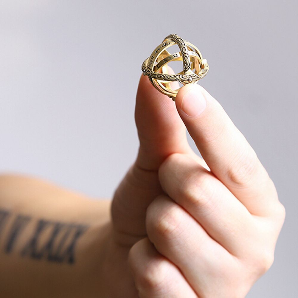 Nhẫn Hình Quả Bóng Thiên Văn Học Thời Trang Dành Cho Cặp Đôi