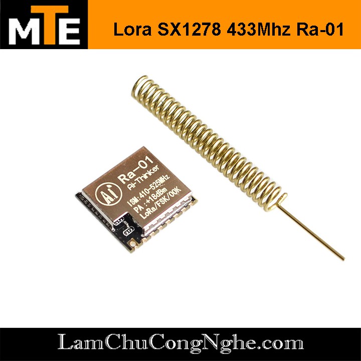 Mạch Thu Phát RF Lora SX1278 433Mhz Ra-01