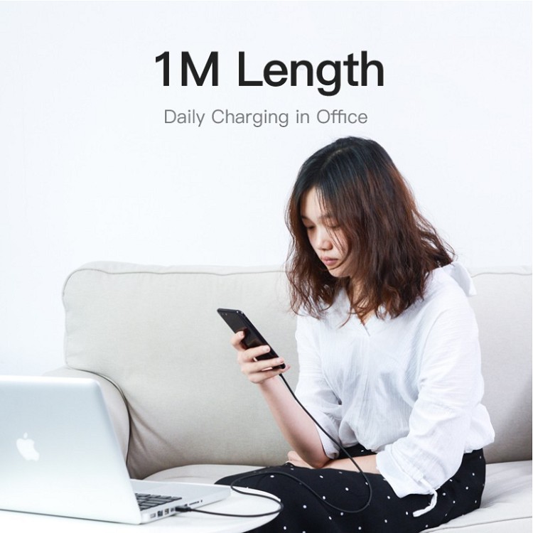 Dây Sạc,Cáp Sạc Từ Hút Nam Châm 3 đầu - Micro USB -Type C Xoay 360 Độ Dây Dù