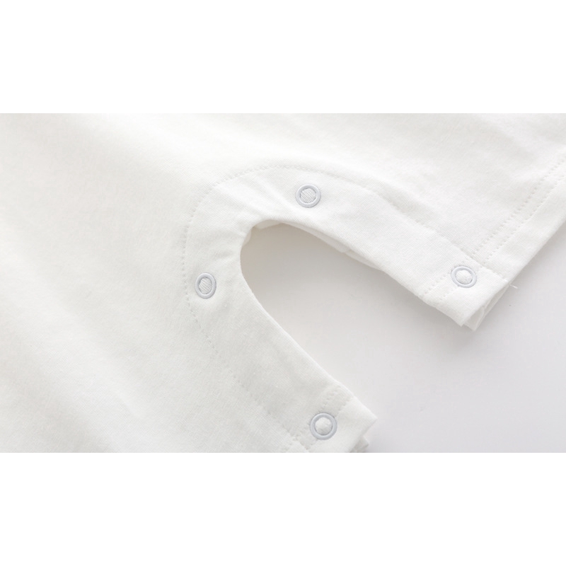 Set đồ liền thân ngắn tay + Mũ + Yếm cho bé trai sơ sinh