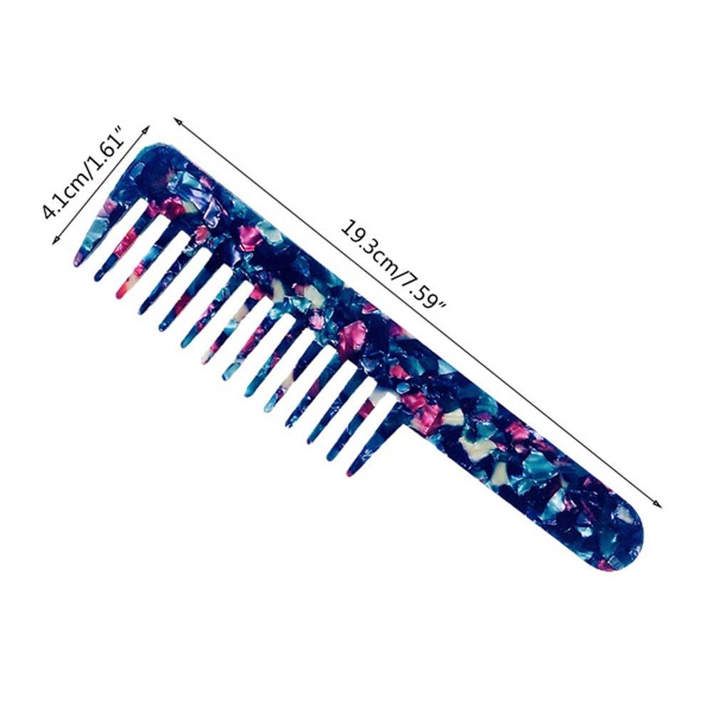 Lược Chải Tóc Acetate Cỡ Lớn In Họa Tiết Da Báo Kiểu Hàn Quốc Cho Nữ