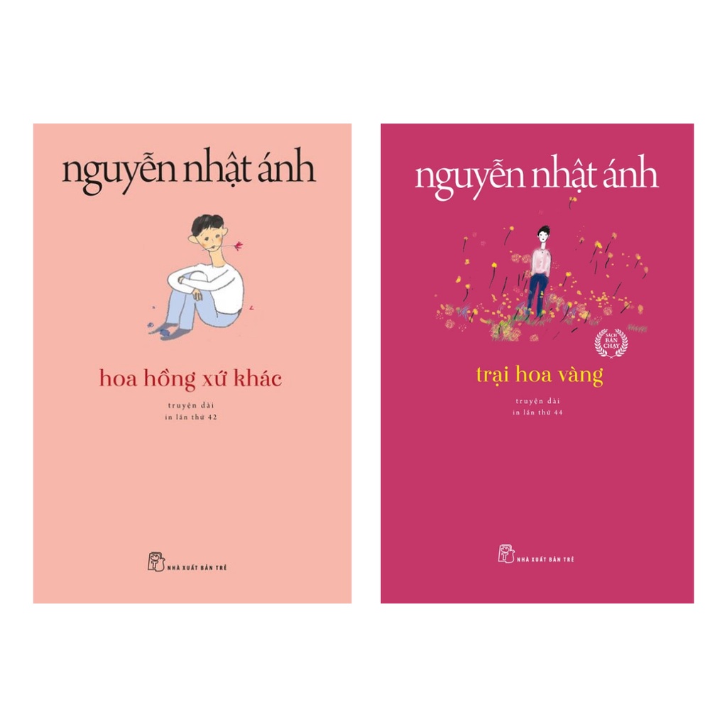 Sách Combo 2 Cuốn truyện Đặc Săc của Nguyễn Nhật Ánh Trại Hoa Vàng và Hoa Hồng Xứ Khác tr