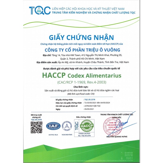 Củ hủ dừa ngâm chua ngọt Tỷ Đệ 500g - Đặc sản Bến tre - Củ hủ dừa Chí Tâm