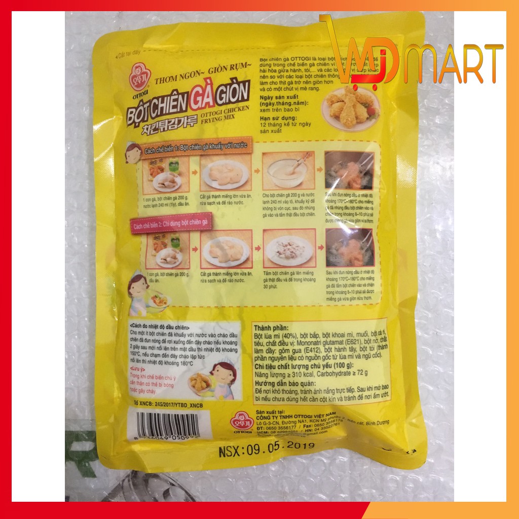 BỘT CHIÊN GÀ OTTOGI HÀN QUỐC GÓI 500GR | BigBuy360 - bigbuy360.vn