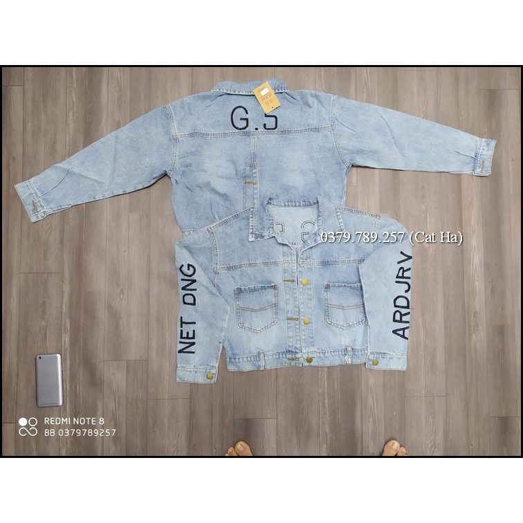 Áo khoác nữ chất jean cao cấp thời trang form dưới 58Kg G5 BB46