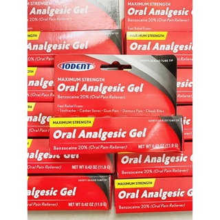 Gel giảm nhiệt miệng, nhiệt lưỡi, sưng nướu oral analgesic