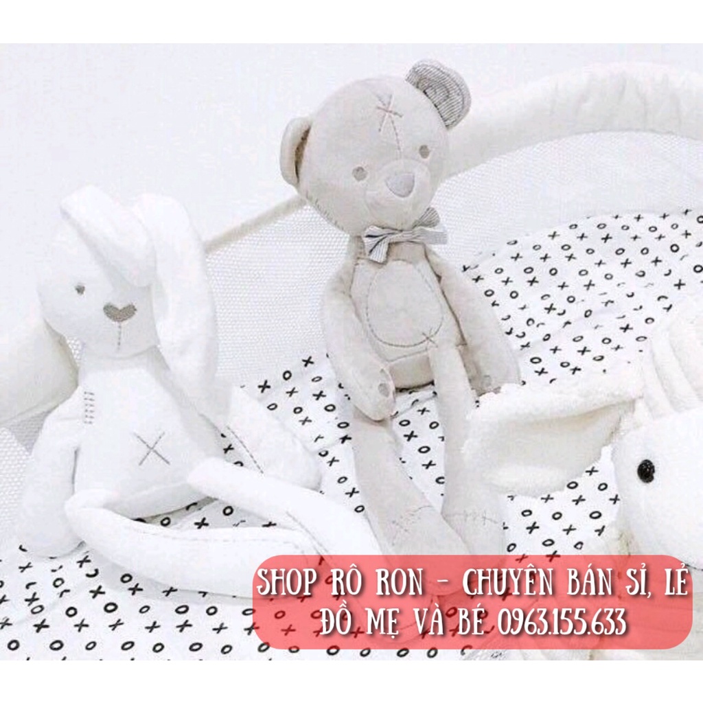 Gấu bông Mamas Papas - Gấu bông xám cho bé Sz 40cm - Shop Rô Ron
