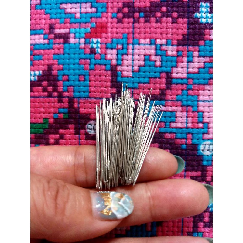 Bộ 10 kim thêu chữ thập - kim nhỏ