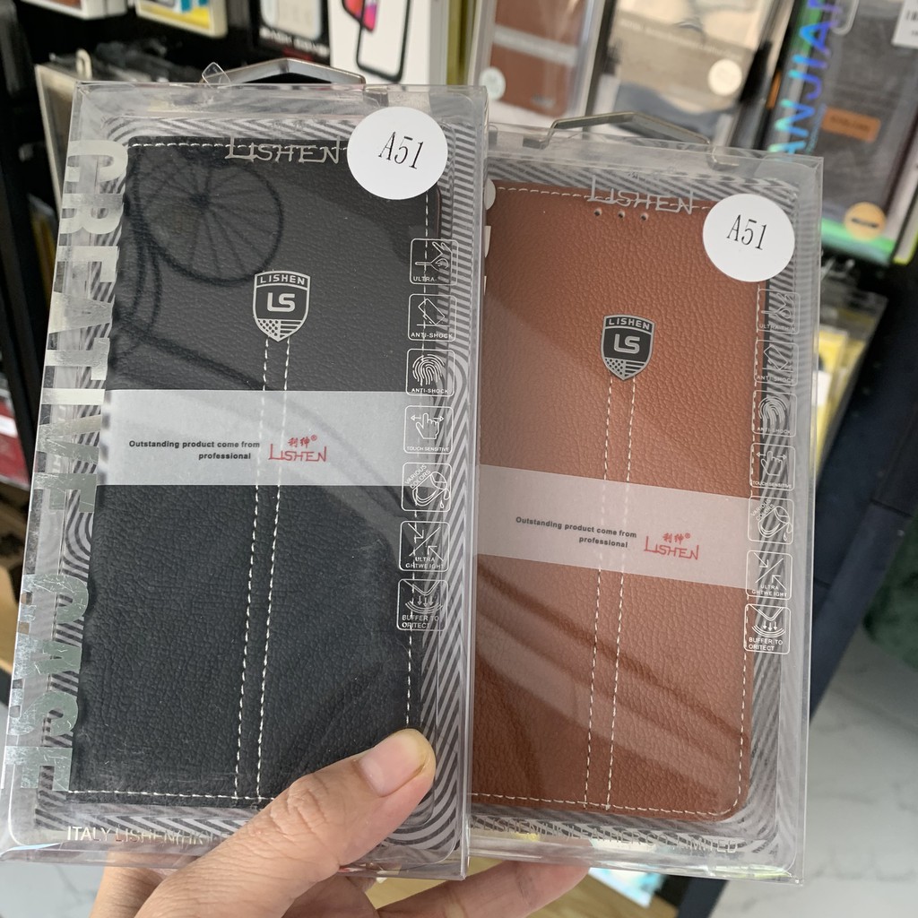 (GIÁ RẺ) BAO DA LISHEN SAMSUNG A51 CÓ NGĂN ĐỂ THẺ