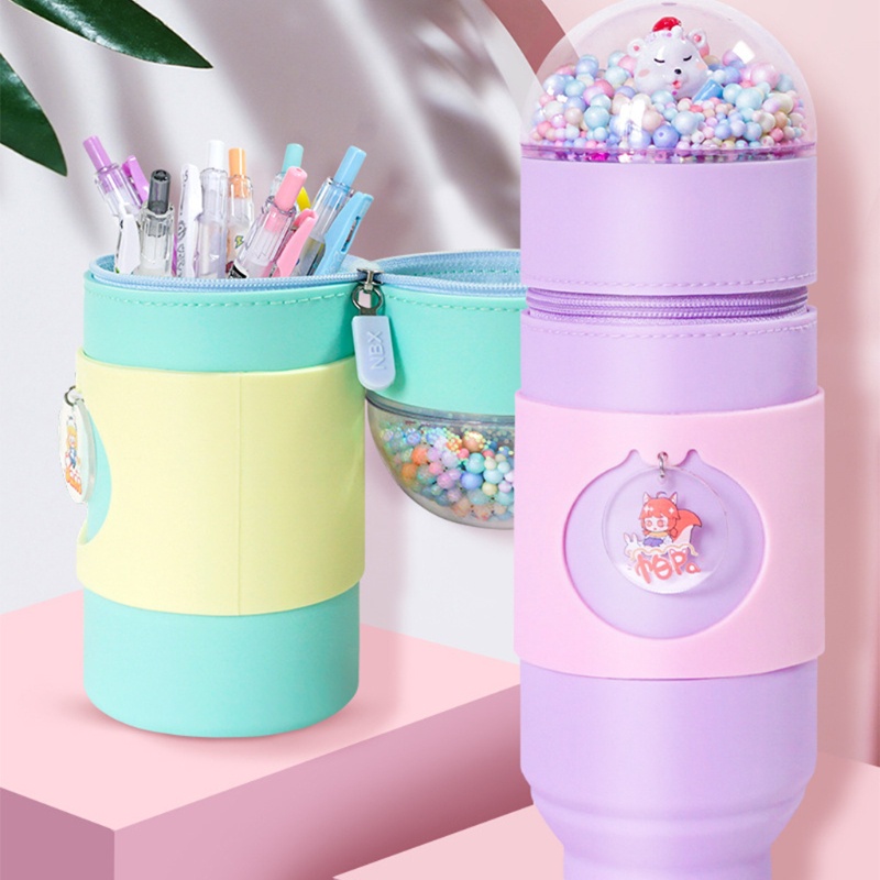 Hộp Đựng Bút Họa Tiết Hoạt Hình Xinh Xắn Dành Cho Tuổi Teen