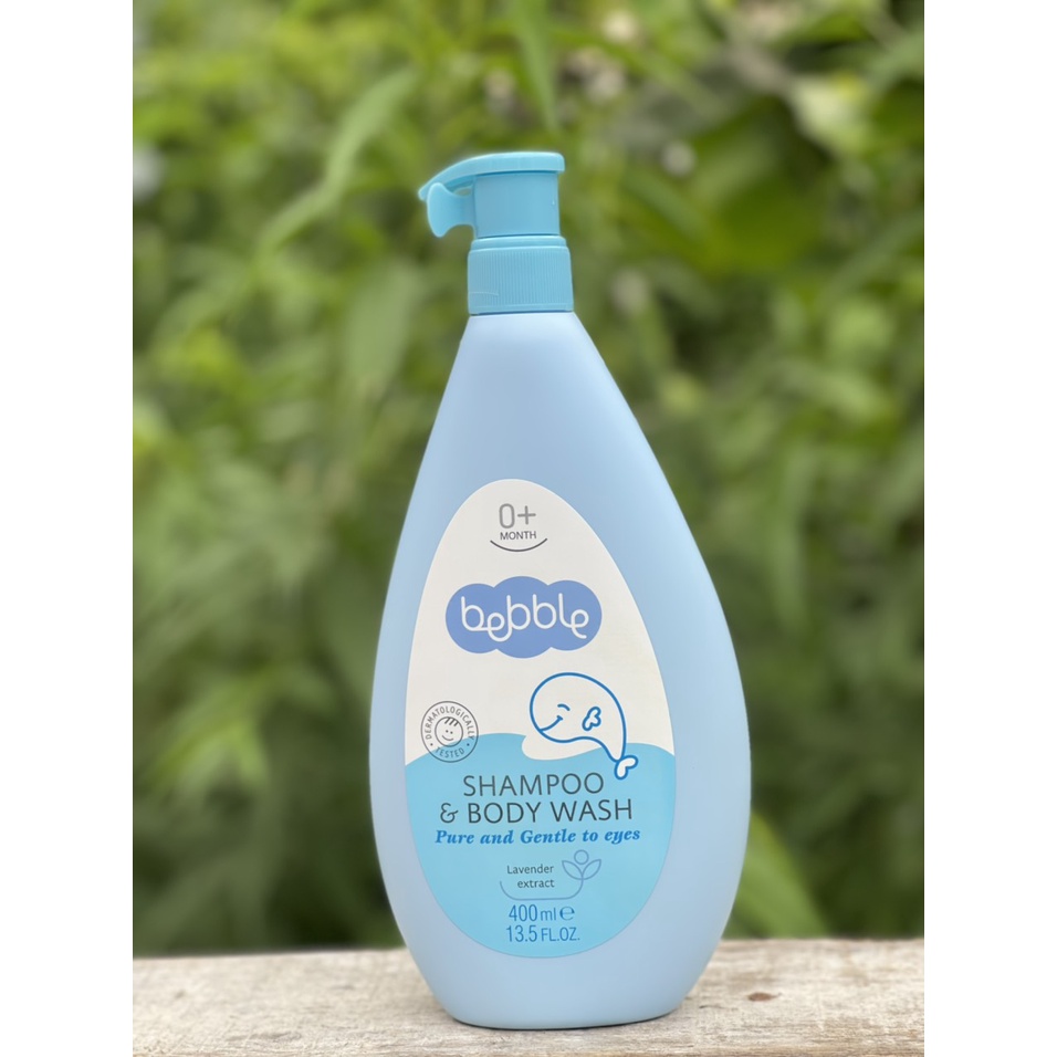 Sữa tắm gội Bebble chính hãng an toàn cho da bé 400ml