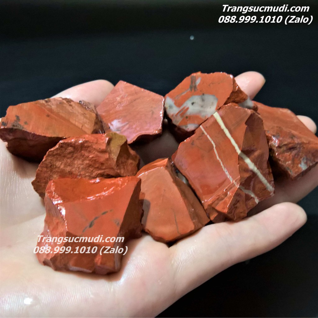 ĐÁ JASPER ĐỎ DẠNG THÔ TỰ NHIÊN