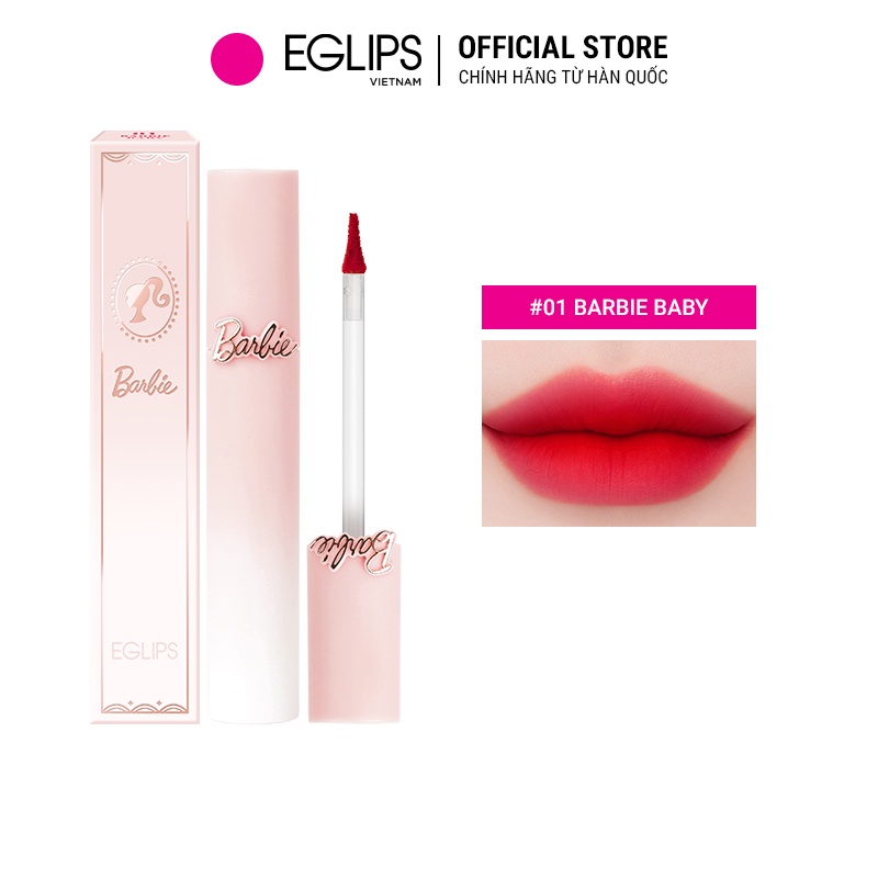 [HB GIFT] Son kem Eglips Misty Velvet Tint - Eglips x Barbie Limited Edition 4.3g