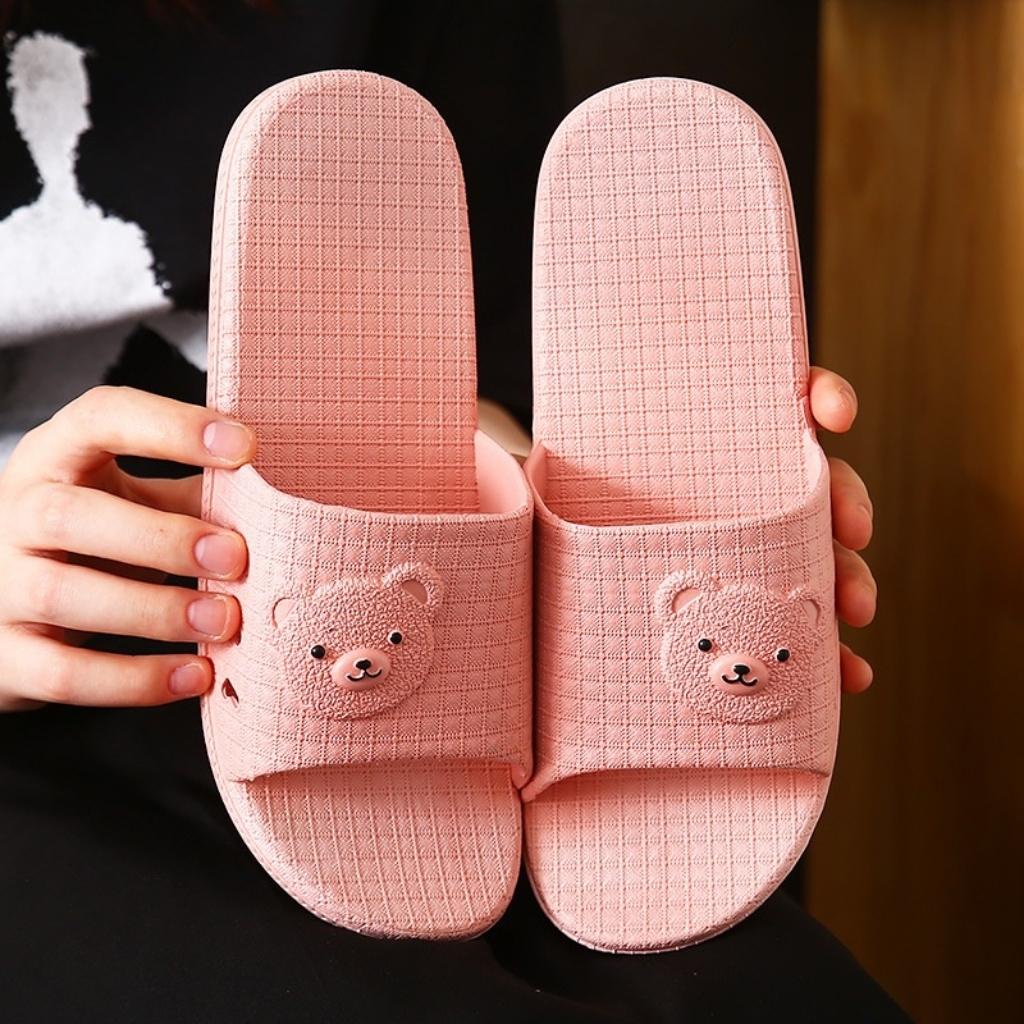 Dép đi văn phòng Unisex hình gấu NHỎ