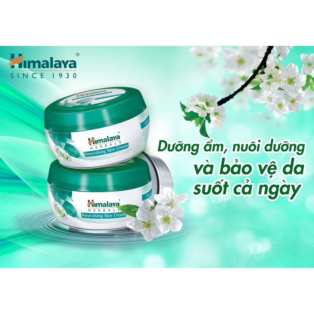 Kem dưỡng ẩm cho da mềm mịn Himalaya Nourishing Skin Cream 50ml