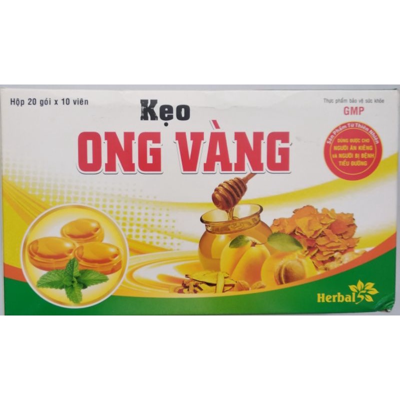 Kẹo ngậm Ong Vàng_ Ho ,đau họng, viêm họng ( bịch10k_ 10 viên)