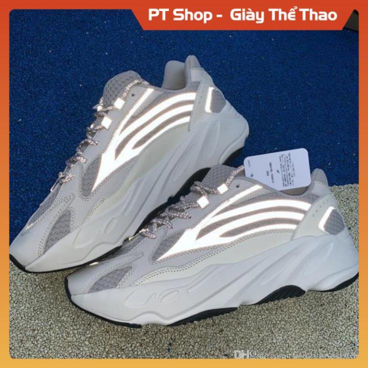 [FreeShip + Hàng Xịn] Giày  thể thao YZ 700 V2 Static phản quang trắng xám nam nữ hot trend 2021 siêu đẹp