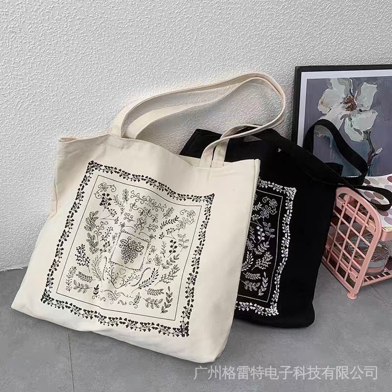Túi Xách Canvas Cỡ Lớn Thời Trang Cho Nữ