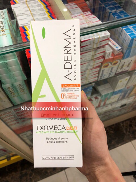 Kem làm mềm da , giảm khô da Aderma Exomega 200ml | BigBuy360 - bigbuy360.vn