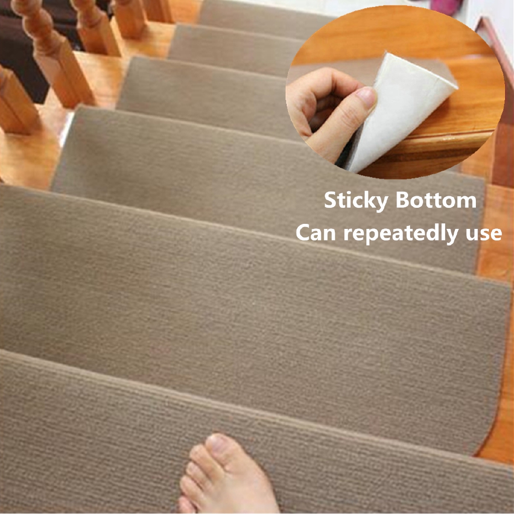 14Pcs Stair Pads miếng thảm dán cầu thang chống trượt