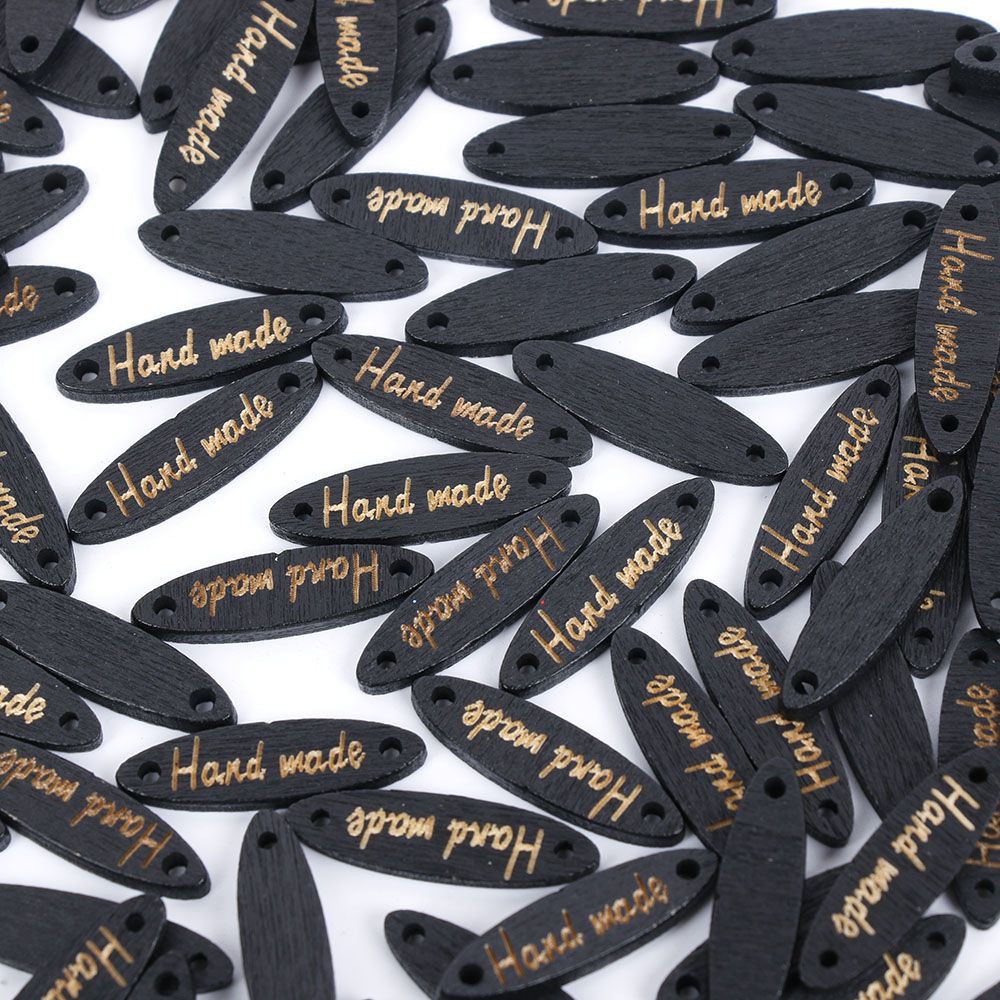 Set 100 nút gỗ hai lỗ xỏ chuyên dụng trong làm thủ công