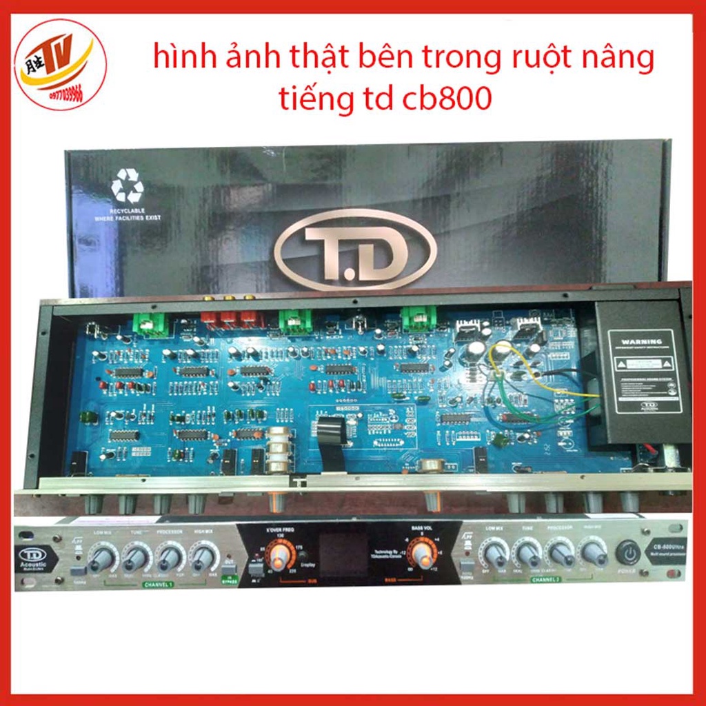 [Mã ELHACE giảm 4% đơn 300K] [kèm micro mv01] Nâng tiếng karaoke TD Acoustic cb 800