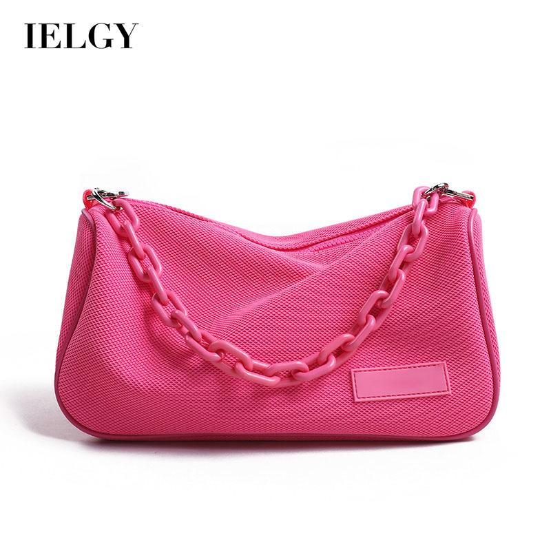 IELGY Túi đeo dưới cánh tay Dây Xích Nhỏ Gọn Dễ Phối Đồ Thời Trang Cho Nữ