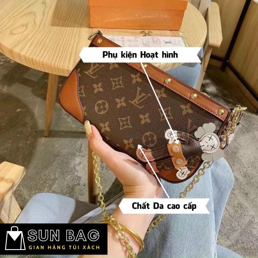 Túi xách nữ đeo chéo, đeo vai, túi cnk đi chơi, đi học, da đẹp, thời trang cao cấp size 22cm SB262
