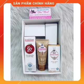 Combo dưỡng trắng da Sắc Ngọc Khang