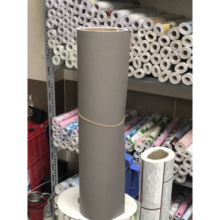 Decal 40M giấy dán tường khổ rộng 45cm (có sẵn keo) - MÀU XÁM ĐẬM MẶT NHÁM PT98989