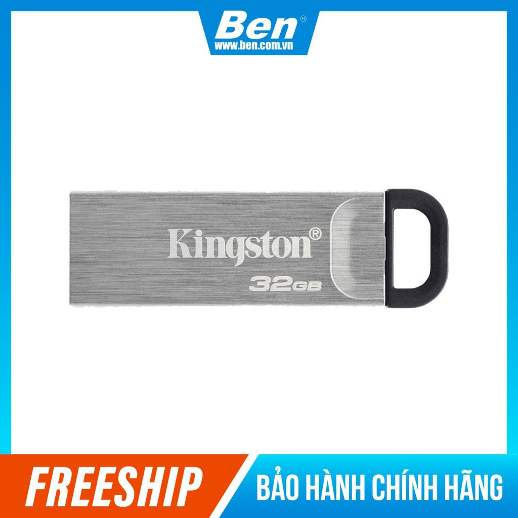 USB 3.2 Gen 1 Kingston DataTraveler Kyson vỏ kim loại thời trang DTKN/32GB - BEN