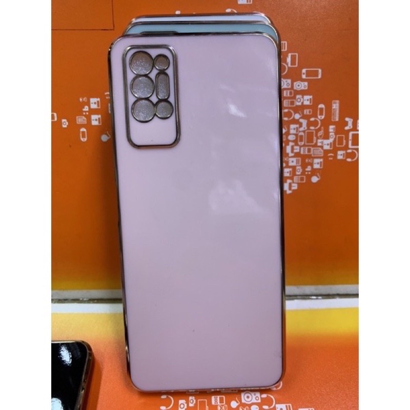 Ốp lưng Tecno Pova 2 / Pova2 dẻo viền xi lưng màu cụm viền xi bảo vệ cam