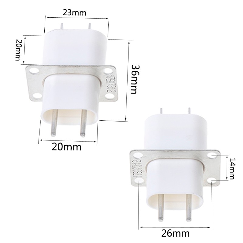 Set 5 đầu nối ống chân không 4 chấu dành cho lò nướng lò vi sóng