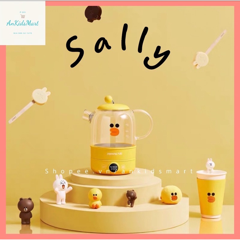 Ấm siêu tốc/ Ấm pha trà Hello Kitty KO8-D601XK Joyoung Line Friends