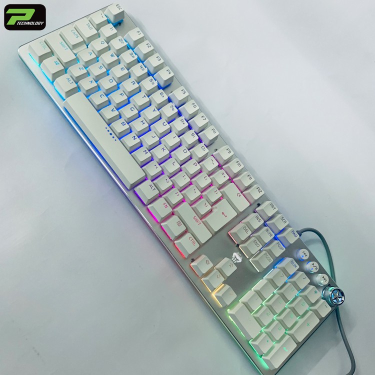 Bàn Phím Cơ Gaming Blue Switch Led Đổi Màu Nhiều Chế Độ G900 Full Size Phím Tương Thích Laptop PC Máy Tính