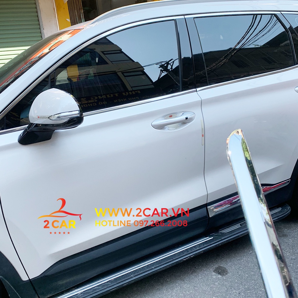 Nẹp Sườn Xe Hyundai Santafe 2019-2022, mạ crom cao cấp