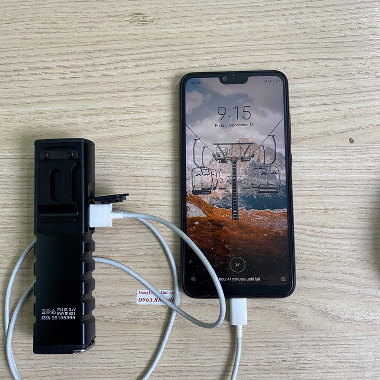 Đèn pin Laser tầm xa Supfire G20 đa năng, kiêm đèn pin siêu sáng, sạc dự phòng, nam châm ở đuôi –