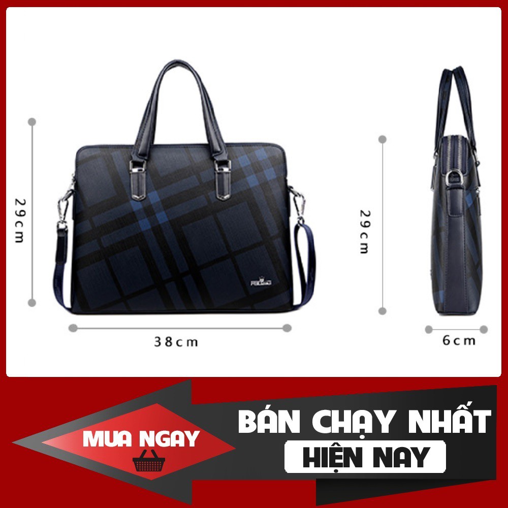 Cặp Da đựng tài liệu| Cặp giáo viên| Có ngăn Đựng laptop, tài liệu công tác nhiều ngăn phụ
