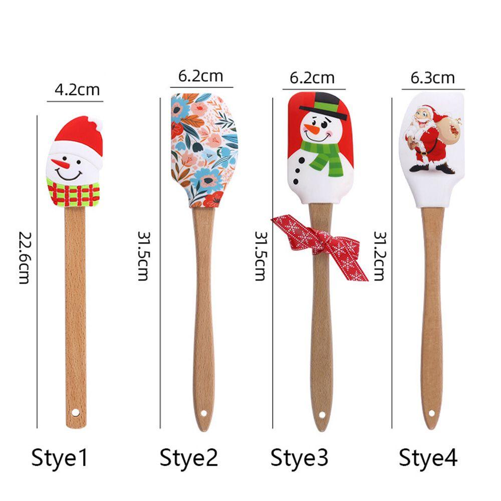Dụng Cụ Chà Láng Bánh Kem Chủ Đề Giáng Sinh Bằng Silicone