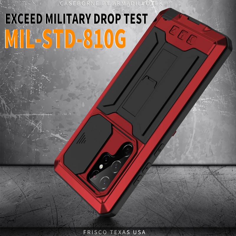 Ốp Điện Thoại Kim Loại Bảo Vệ Màn Hình Cho S22Ultra