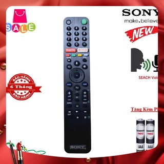Remote Điều khiển tivi Sony giọng nói RM-TX500P- Hàng mới logo Sony mạ bạc BH 6 tháng-Tặng Kèm PIN