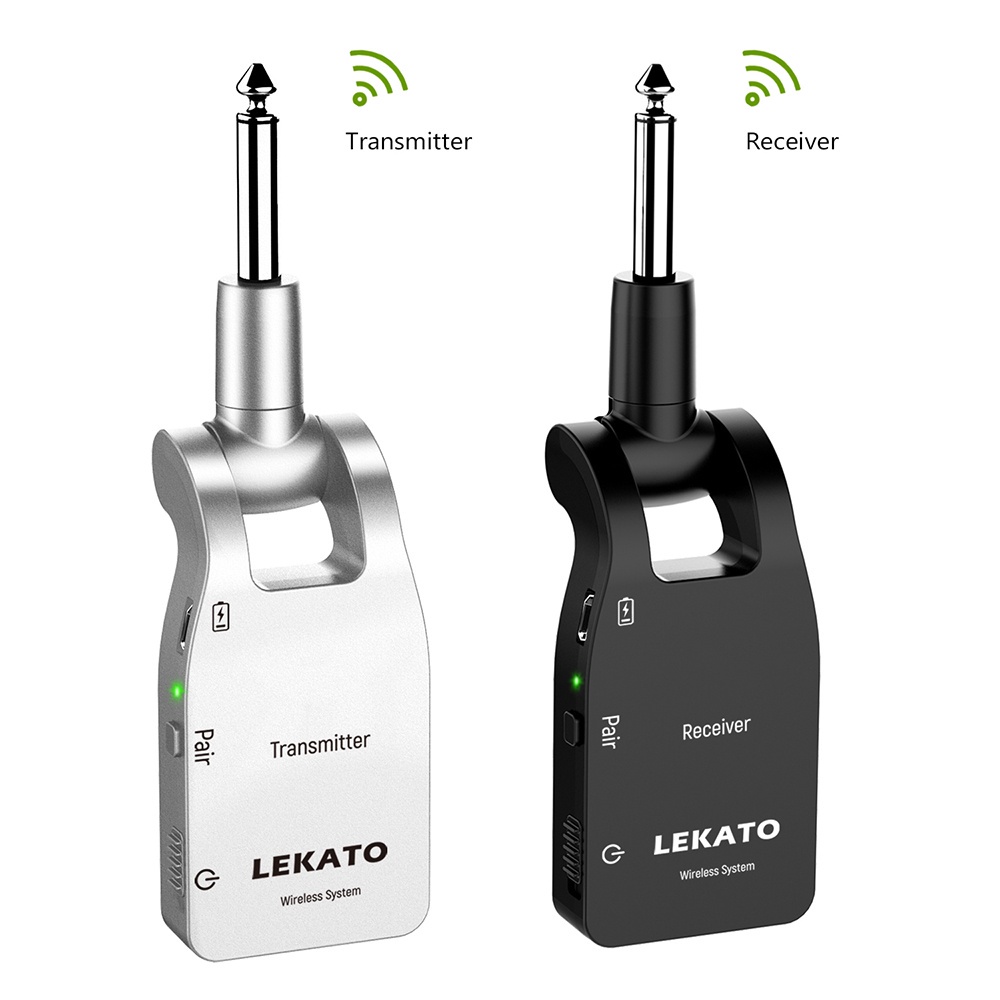 Bộ Thu Phát Tín Hiệu Đàn Guitar Không Dây Lekato WS-10 2.4G 6 Kênh 30M