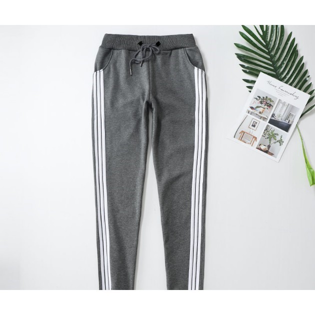 Quần 3 sọc suông Unisex bigsize 40-100kg