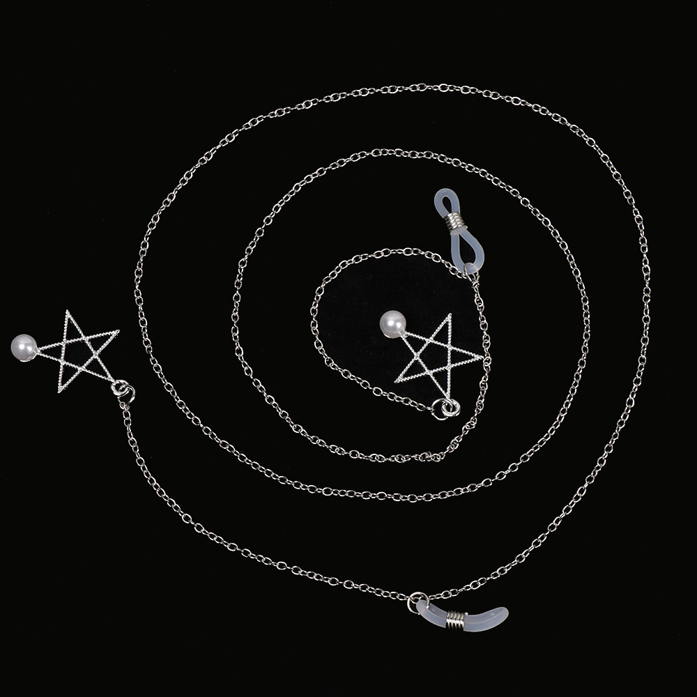 Dây Đeo Mắt Kính Đính Ngọc Trai Giả Thời Trang Nam Nữ