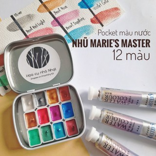 Pocket màu NHŨ MARIE'S MASTER 12 màu