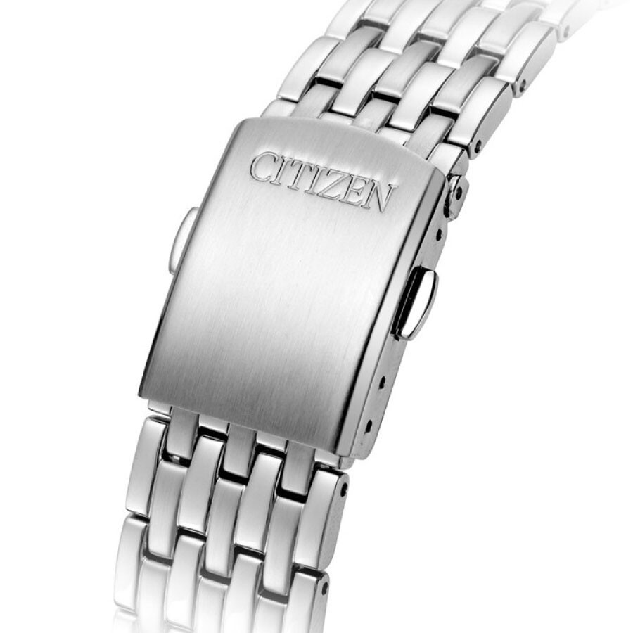 Đồng Hồ Nam Citizen Dây Thép Không Gỉ NJ0080-50E - Mặt Đen (Sapphire)