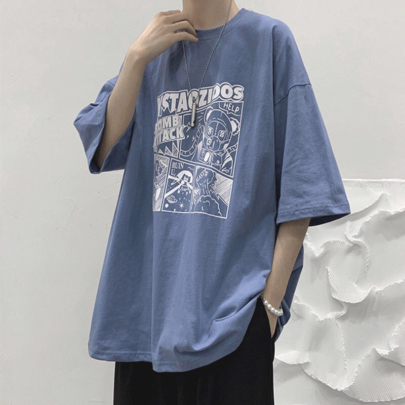 Áo phông nam nữ, áo thun cotton cộc tay hè unisex form trùm Mông dáng thụng xịn đẹp - ZADOLA FASHION