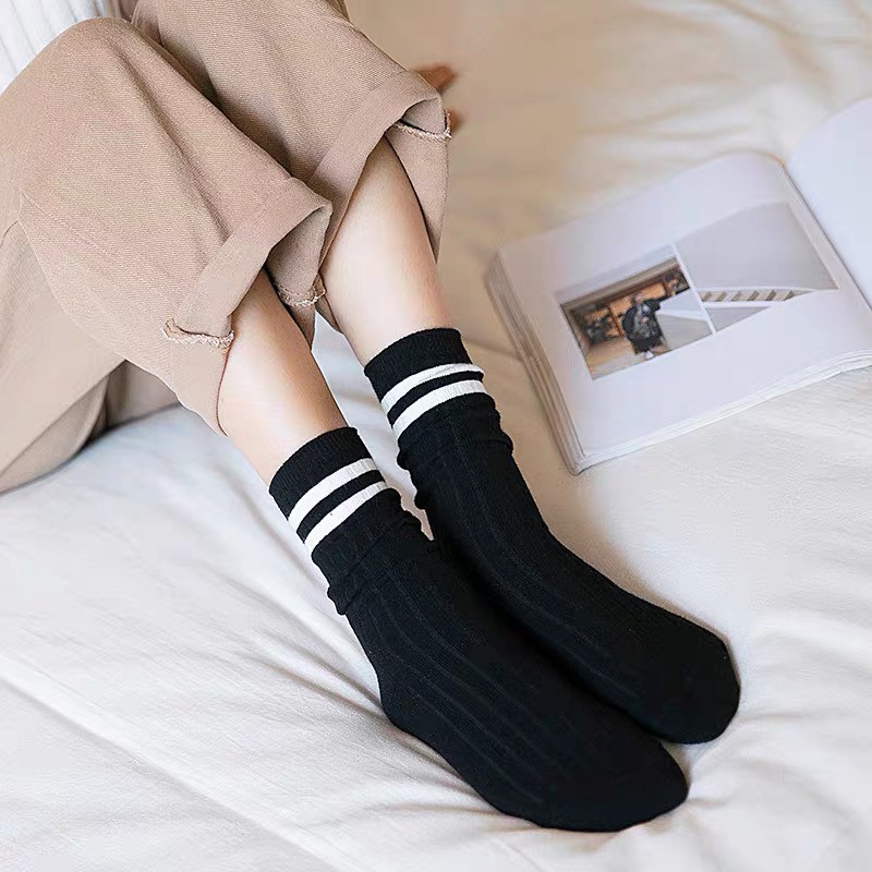 [Vớ Nữ Nhún Cổ Cao] Tất Nữ Nhún Cổ Cao Phong Cách Hàn Quốc siêu hot chất len đẹp nhiều màu; T03 - SKINI